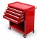 Montážny servisný dielenský vozík náradie 4 ZÁSUVKY Červený 