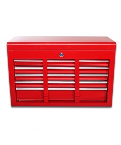 Horny nadstavec na vozík 9 zásuviek 1 priehradka červený