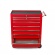 Montážny servisný dielenský vozík náradie 7 ZÁSUVIEK na ložiskách - Červený