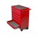 Montážny servisný dielenský vozík náradie 7 ZÁSUVIEK na ložiskách - Červený