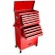 Montážny servisný dielenský vozík náradie 13 ZÁSUVIEK na ložiskách - Červený