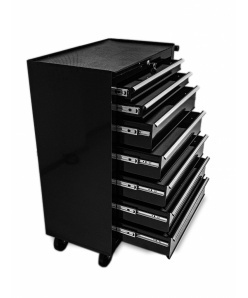 Montážny servisný Dielenský vozík na náradie 7 ZÁSUVIEK zvýšený - Čierný