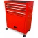 Montážny servisný Dielenský vozík na náradie 4 ZÁSUVIEK zvýšený - Červený 