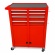 Montážny servisný Dielenský vozík na náradie 4 ZÁSUVIEK zvýšený - Červený 